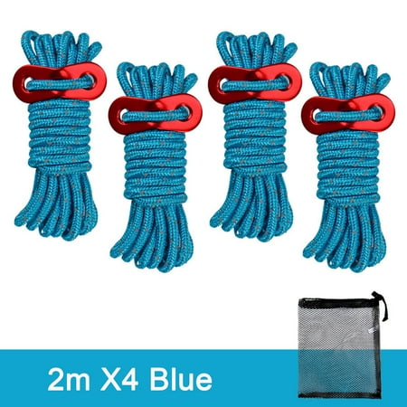 

Kiplyki Wholesale Outdoor Camping Tent Rope 4mm Thick Reflective Rope Draw Rope 2 Meters Wind Rope