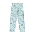 thumbnail image 5 of Xecao Rabbit And Dragonfly Men's Straight Lounge Pajama Pants: The Ultimate in Comfortable Sleepwear, 5 of 9