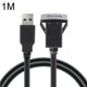thumbnail image 1 of Bearachild Cable de extensión de montaje empotrado de Panel USB 3,0 cuadrado con hebilla a para tablero de coche, camión, barco, Electrónica, 1 of 6