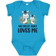 thumbnail image 3 of Inktastic Zebra My Great Aunt Loves Me Boys or Girls Baby Bodysuit, 3 of 5