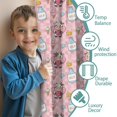 thumbnail image 3 of Blackout Kids Curtains,Pink Cow Milk Pattern Childrens Insulated Curtains Set Of 2,Bedroom Essentials,Toddler Room Decor 42x84in(106x213cm), 3 of 5