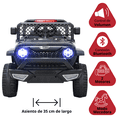 thumbnail image 3 of Camioneta Montable Eléctrica JOYKOO  para Niños Luces y Bluetooth Música Control Remoto Doble Motor Modo Mecedora y Batería 12V -Negro, 3 of 7