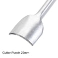 thumbnail image 4 of Cortador de cuero en forma de arco, punzón de extremo de correa de 22 mm, paquete de 2, 4 of 6