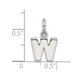 thumbnail image 5 of Auriga Fine Jewelry 925 Sterling Silver Letter W Initial Charm for Women, 5 of 6