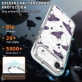 thumbnail image 5 of Magnetic Case for iPhone 17 Air Design On Clear Base, Compatible with MagSafe Slim Protective Soft TPU Bumper Phone Cover Women Girls Case for iPhone 17 Air Clear Celestial Moth Butterfly, 5 of 7