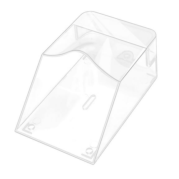 5-Sided Doorbell Button Guard for Extreme Weather Transparent, Wear-Resistant Cover