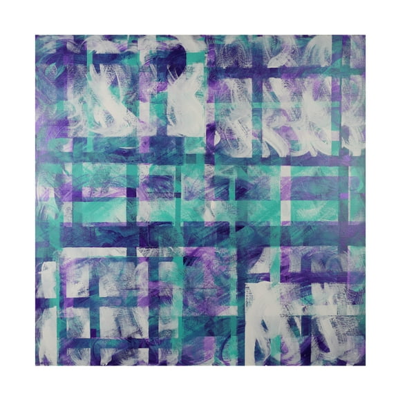 Canvas Wall Art - Roxy Wuz Here 'Built Like Me' Wall Art for Living Room, Bedroom, or Office Décor by Trademark Fine Art - 14 x 14 Inches