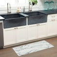 thumbnail image 2 of SoHome Cozy Living Modern Marble Runner Anti-Fatigue Kitchen Mat, Grey/White, 17.5"x55", 2 of 9