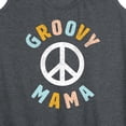 thumbnail image 3 of Instant Message - Groovy Mama - Women's Racerback Tank Top, 3 of 6