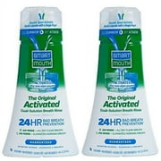 SmartMouth Bad Breath Dual-Solution Rinse Mouthwash, Mint, 16oz, 2-Pack