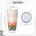 thumbnail image 4 of KLL Hello Spring Print 40oz Stainless Steel Insulated Car Cup with Spillproof Lid - Keep Your Drink Hot or Cold on the Go-Without Straw, 4 of 8