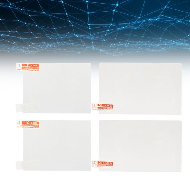 Top Clear Glass PET Film, Glass Screen Protector High Sensitivity Prevent Fingerprints 9H Hardness for New 3DS XL