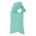 thumbnail image 6 of COUVER Toddler Little Girl's Soft Cotton Flutter Sleeve T-Shirt, Saltwater, 4T, 1 Piece, 6 of 7