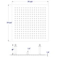 thumbnail image 2 of ALFI brand RAIN20S-PSS 20" Square Polished Solid Stainless Steel Ultra Thin Rain Shower Head, 2 of 8