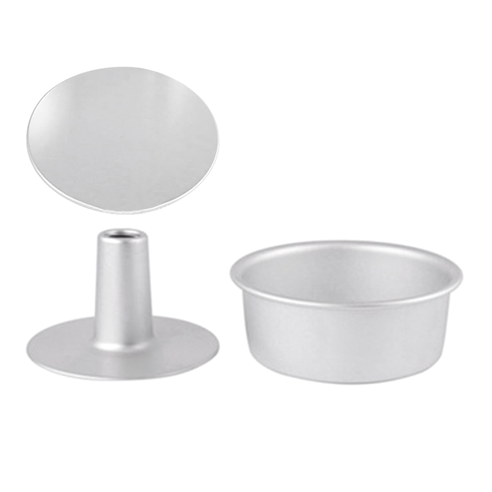 GHOONEY 4/5/7/9/10Inch Aluminum Alloy Round Hollow Chiffon Cake Mold