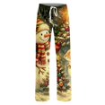 thumbnail image 3 of Satingcolo Women's Comfort Christmas Pajama Long Pants Casual Pj Bottoms for Women Drawstring Lounge Pants with Pockets, 3 of 4