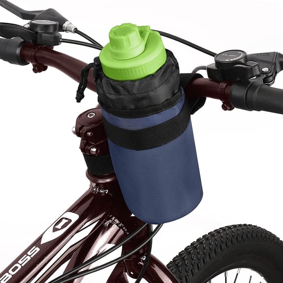 Insulated Bike Water Bottle Holders,Bike Cup Holder Keep Bottle Cool or Warm, Bike Water Bottle Cage for Kid's Bike,Mountain Bike,Cruiser, Road Bike,Blue