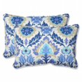 thumbnail image 1 of Pillow Perfect 541808 Santa Maria Azure Oreiller Rectangulaire Surdimensionné (Lot de 2), 1 of 4