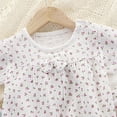 thumbnail image 5 of KPOPLK Toddler Kids Baby Girls 2 Piece T-Shirt +Shorts Sets Ribbed Polo Collar Tee Elastic Waist Outfits Clothes(3-4 Years,White), 5 of 5