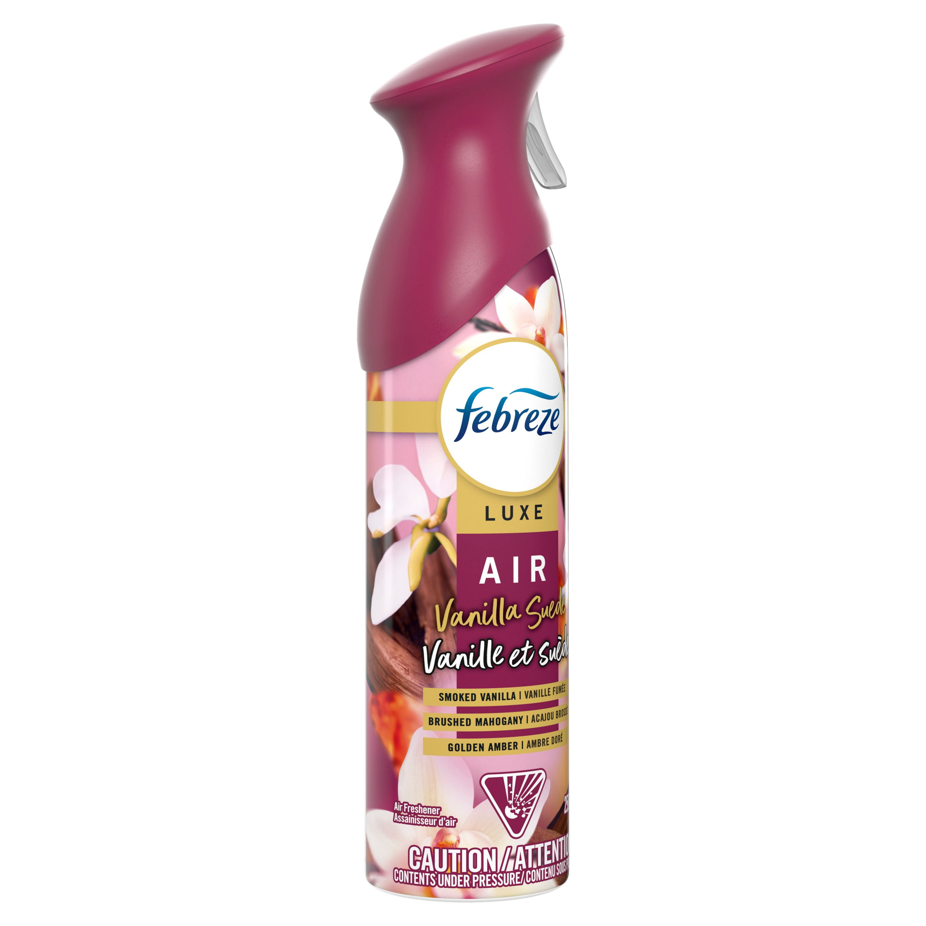 Febreze Air Freshener Spray, Odor-Fighting Room Spray, Vanilla Suede Scent, 250G