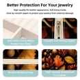 thumbnail image 3 of Thanksgiving Acorn Travel Portable Square Jewelry Organizer with Storage Box | Jewelry Display and Box for Rings, Earrings, Necklaces, Bracelets - Suitable for Girls and Women, 3 of 6
