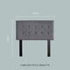 thumbnail image 2 of Cabecera Matrimonial Capitonada The Shop, Estilo Barletta,  Materiales resistentes gris Unitalla, 2 of 11