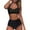 Black, variant on Baqcunre Swim Suits for Women 2024, Ruched Women Halter Swimsuit High Vintage Piece Set Bikini Print Retro Waist Two Swimwears Tankinis Set, Bikini Sets for Women, Army Green L