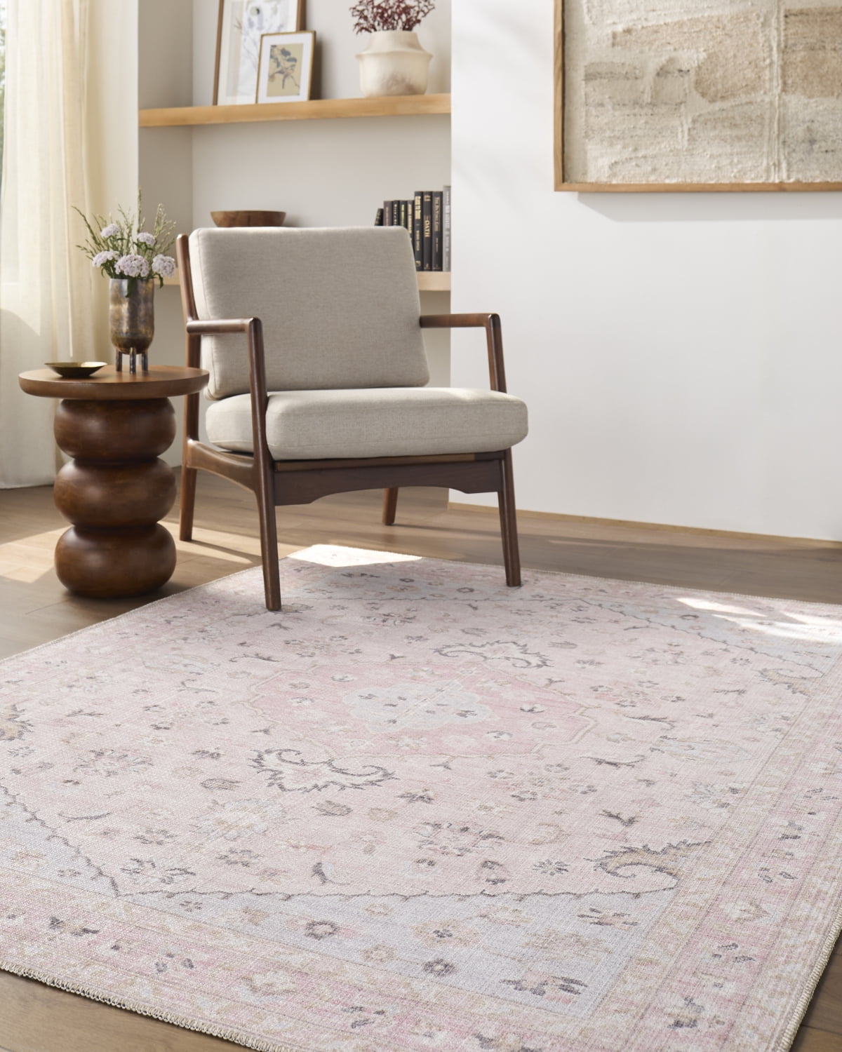My Texas House Back to Campus Mia 5'3" x 7' Washable Area Rug