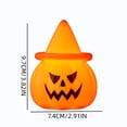 thumbnail image 5 of Tryvkinvive Halloween Pumpkin Decorations, Pumpkin Light with Witch Hat, Light Up Pumpkin Decorations,Halloween Decorations Indoor for Tabletop Mantel Party Home Decor, 5 of 8