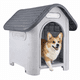 thumbnail image 1 of Casa para Perro Ajolopet Tamaño Chico a Mediano Gris, 1 of 8