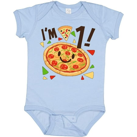 

I m 1 Pizza Birthday Party Baby Bodysuit