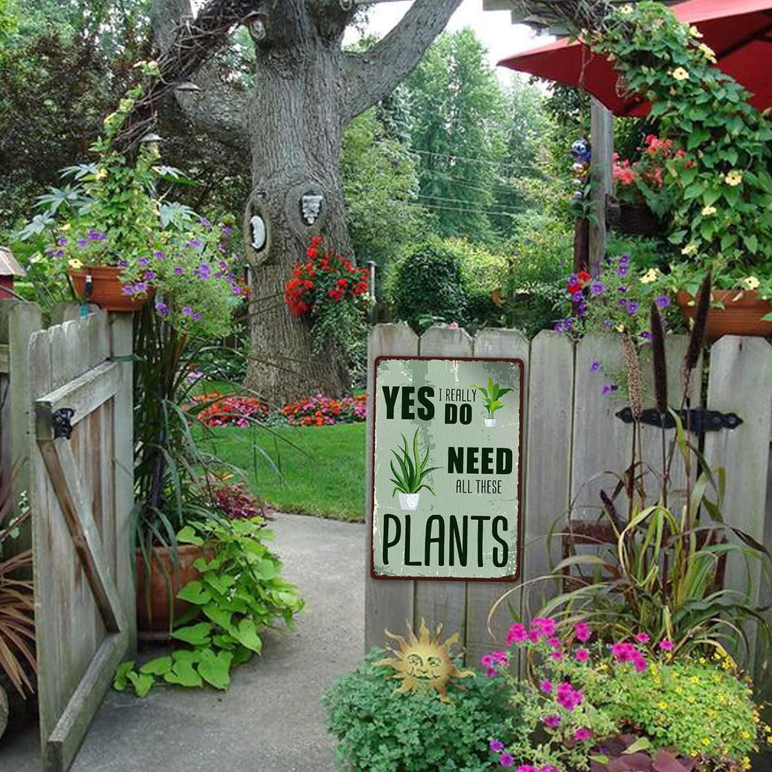 Plaque En Métal Rétro Vintage Avec Inscription « Yes I Really Do Need