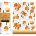 thumbnail image 1 of Serviettes en Papier Réutilisables (12"X10 Pouces)-Douces Absorbantes 100 % Papier Essuie-Tout Lavable-Rouleaux de Serviettes en Papier avec Rouleau en Carton-Serviettes Réutilisables Lavables-Vaisselle (Oranges - 24 Pcs, 12x10 Pouces), 1 of 5