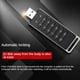 thumbnail image 5 of 2X Unidad USB Segura, Unidad Flash USB Cifrada de 128 GB Memoria de Contraseña de Hardware con Teclado USB 3.0 Disco Flash Negro, 5 of 5