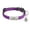 Purple, variant on Pet Artist Sequins Quick Release Cat Collar Safety Breakaway Personalised ID Name Collars