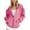 Pink 2, variant on Women's Zip Up Fleece Hoodies Jackets Casual Long Sleeve Oversized Sweatshirts Coat Fall Spring Fashion Outfits Y2K Jacket with Pockets