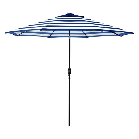 Abble 9 Ft Stripe Crank And Tilt Patio Umbrella Com Abble 9 Ft Stripe Crank And Tilt Patio