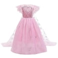 thumbnail image 2 of IBTOM CASTLE Girls Snow Queen Princess Fancy Dress Up Sequin Tulle Long Dress with Accessories for Kids Halloween Birthday Party Christmas Carnival Cosplay Outfits, 2 of 8