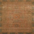 thumbnail image 1 of Ahgly Company Indoor Square Abstract Chocolate Brown Oriental Area Rugs, 3' Square, 1 of 6