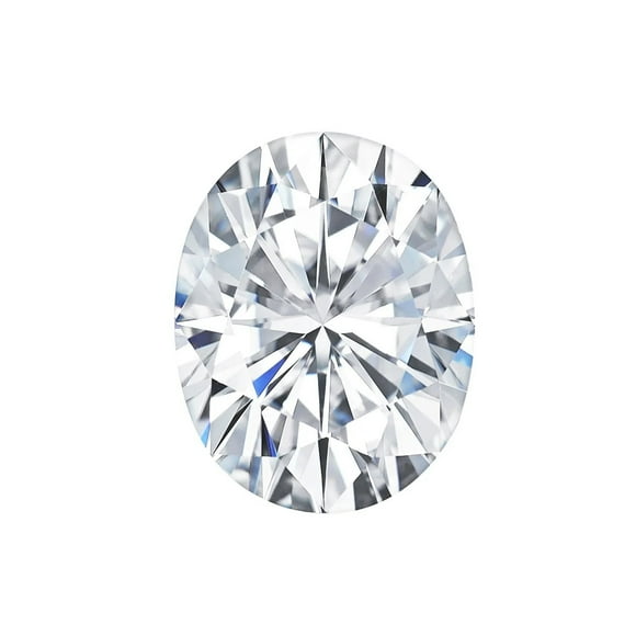 Certified with GRA 0.94 Carat Loose Real Moissanite Color D VVS1 Oval Cut Brilliant Set Of 3