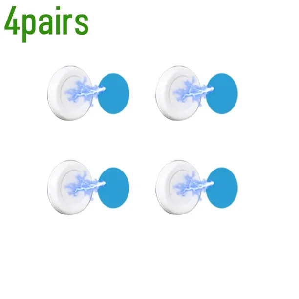Soporte magnético para Control remoto montado en la pared, ganchos magnéticos fuertes, llaves, pegatina para nevera, ganchos de almacenamiento antipérdida, gancho organizador para el hogar