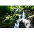 thumbnail image 2 of Hausenflock, Alan 14x11 Gold Ornate Wood Framed with Double Matting Museum Art Print Titled - Dark Hollow Falls I, 2 of 4