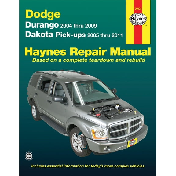 Dodge Durango (04-09) & Dakota (05-11) Pick-ups Haynes Repair Manual ^
