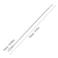 thumbnail image 3 of Rdeghly Knitting Machine Accessory,Transfer Turn Line Needle,20 Pcs Double Eye Needle Metal 9cm Long Transfer Needle Fit for Knitting Machine, 3 of 8