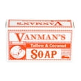 thumbnail image 1 of Soap VanMan con aceite de coco y sebo de ternera, 112 ml, con arcilla de caolín, 1 of 8