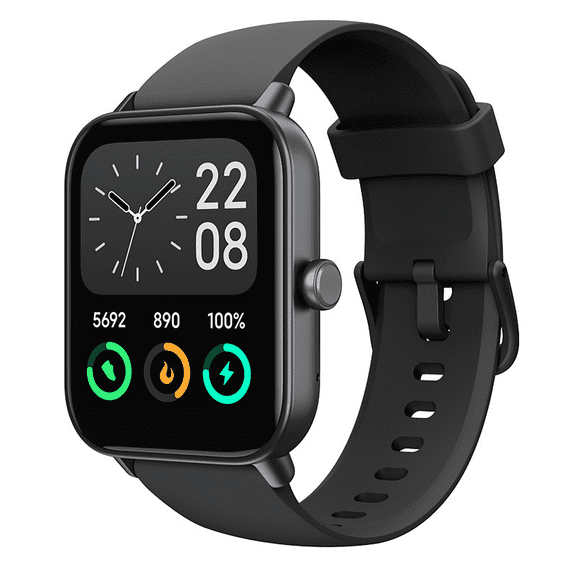 yeacher IDW19 Smartwatch with Alexa, 1.8" HD Touchscreen, Bluetooth Calling, Health Monitoring, IP68 Waterproof, 100+ Watch Faces, Compatible with iOS & Android