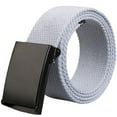 thumbnail image 4 of KOKOPARK Ceinture Tactique pour Hommes Femmes Découpée pour s'Adapter Garde de Sécurité de 3,7 Pouces Randonnée à Boucle Rabattable Toile Gris, 4 of 5
