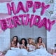 thumbnail image 4 of Globos de feliz cumpleaños, pancarta con letras en 3D y lámina de mylar, decoración inflable para fiestas y eventos para niños y adultos, reutilizable, ecológica y divertida, 4 of 6