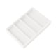 thumbnail image 1 of Bandeja organizadora para gafas de sol con 4 ranuras, vitrina para gafas, ahorra espacio, caja de almacenamiento para viajes, mesa, casa, apartamento. Blanco, 1 of 8