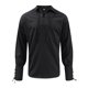 thumbnail image 2 of Camisas Y s Hombres Casual Simple Tallas grandes Color sólido Solapa Correa Camisa Top Blusa (Black, L), 2 of 4